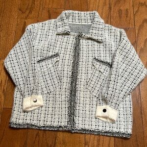 Amazon Plaid Knitted Polyester Cardigan Sweaters